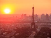 The Ultimate Paris Tour Guide: How to Experience the City Beyond the Postcard Paris skyline and Eiffel Tower at sunset for the ultimate Paris tour guide