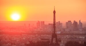 The Ultimate Paris Tour Guide: How to Experience the City Beyond the Postcard Paris skyline and Eiffel Tower at sunset for the ultimate Paris tour guide