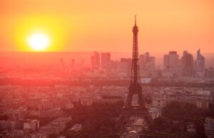 The Ultimate Paris Tour Guide: How to Experience the City Beyond the Postcard Paris skyline and Eiffel Tower at sunset for the ultimate Paris tour guide