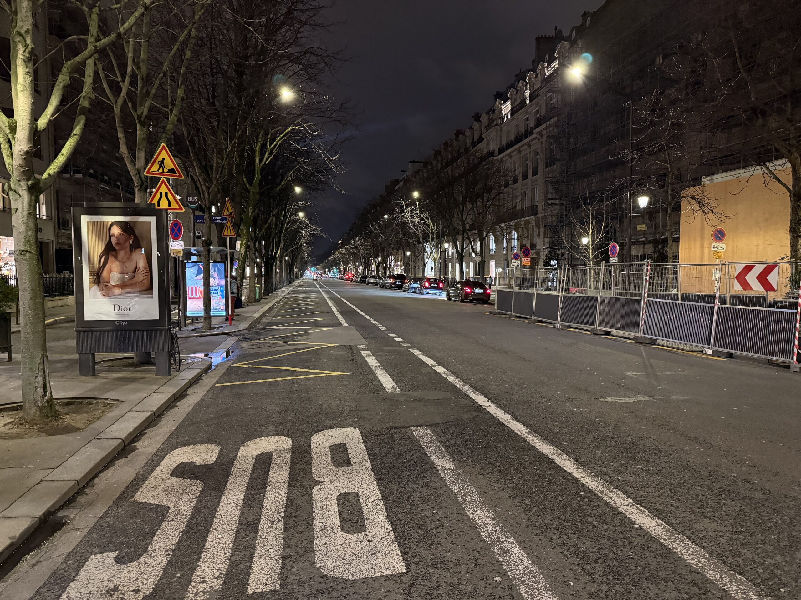 Avenue Montaigne in Paris representing shopping and urban tourism in France