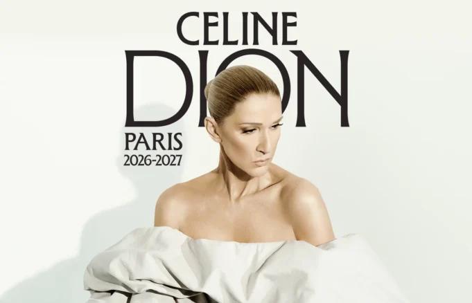 Céline Dion Paris 2026 Official Concert Portrait Céline Dion in the official Paris 2026 concert campaign portrait