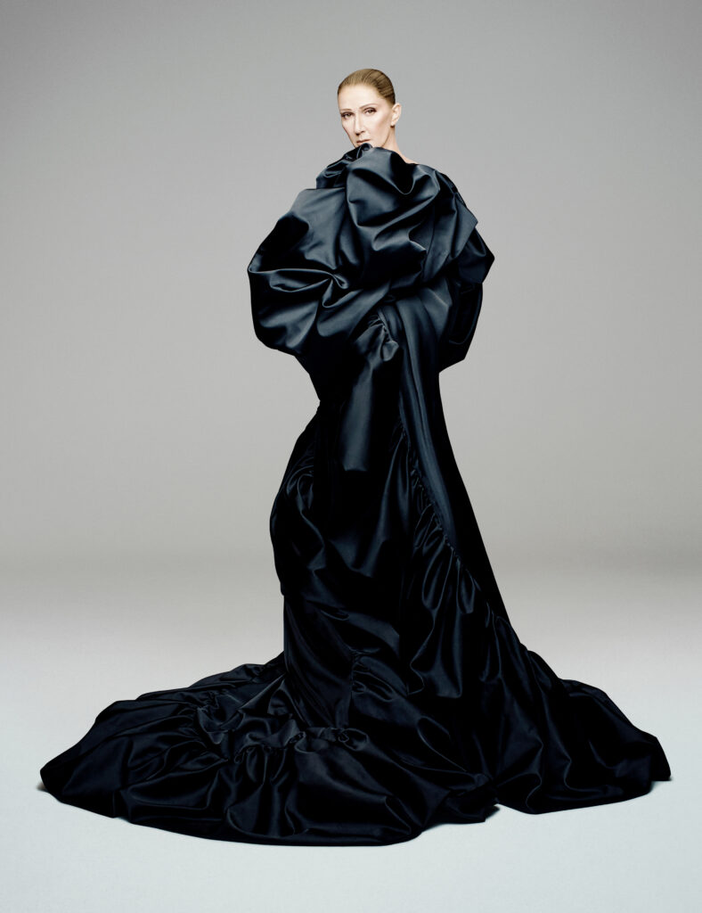 Official 2026 Céline Dion portrait for her Paris concerts at Plenitude Arena