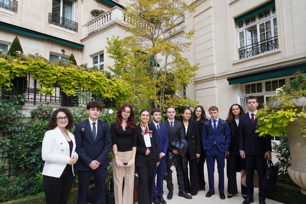 CMH Academy students discovering luxury hospitality at Shangri-La Paris