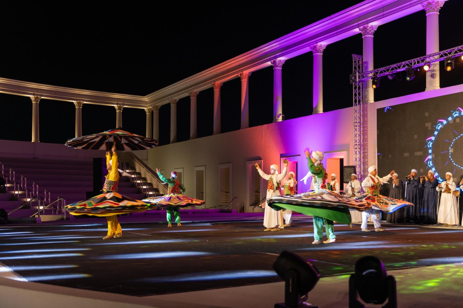 Traditional Egyptian cultural performance for visitors in Al-Alamein