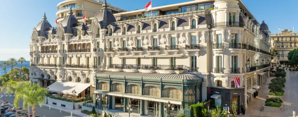 Hotel de Paris Monte Carlo facade representing Monaco luxury hospitality