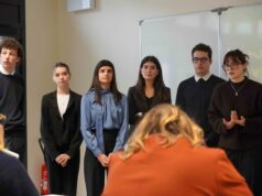 How Much Does It Cost to Study Tourism and Hospitality in France? Institut Lyfe hospitality management students presenting a real-world project in France