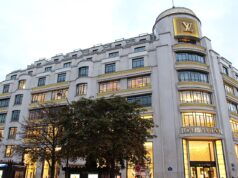What Is Louis Vuitton Building in Paris? Museum, Luxury Hotel or the Next Global Landmark? Louis Vuitton Paris project wrapped in a giant silver trunk façade at 103–111 Champs-Élysées