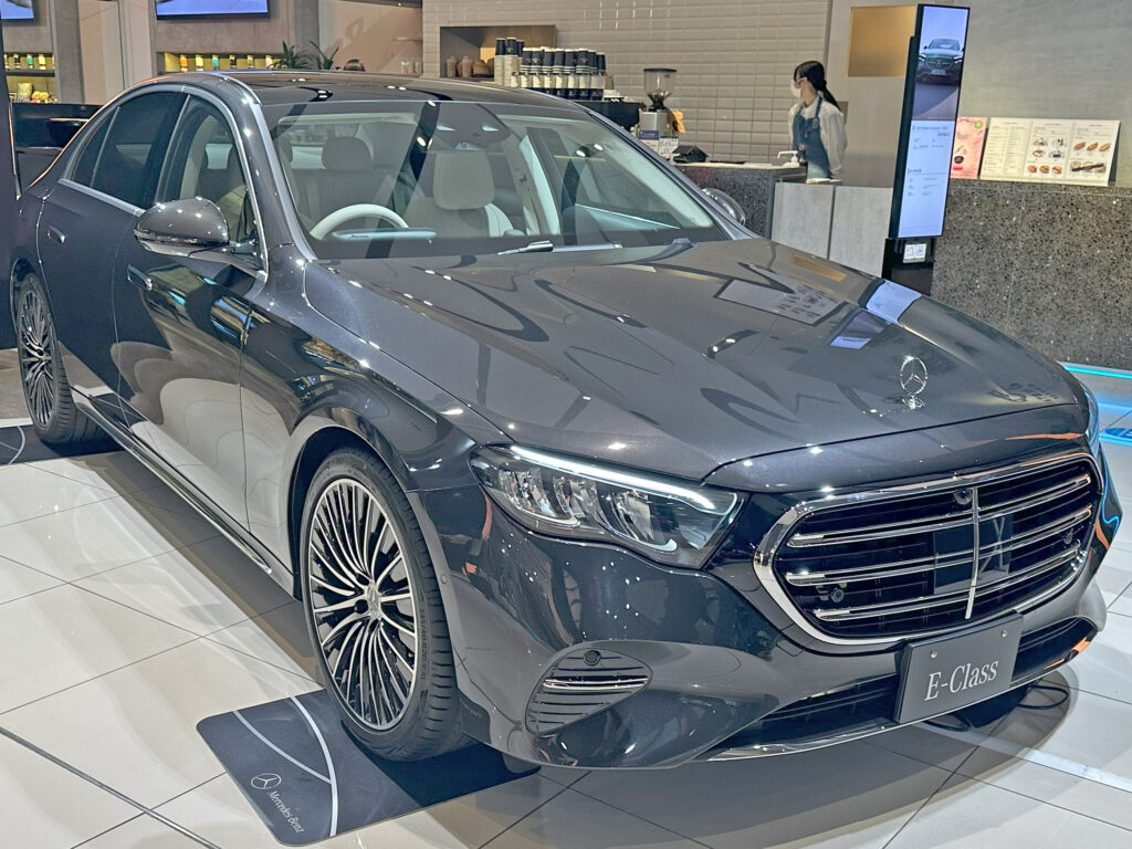 Modern black Mercedes E-Class W214 for discreet executive and luxury travel