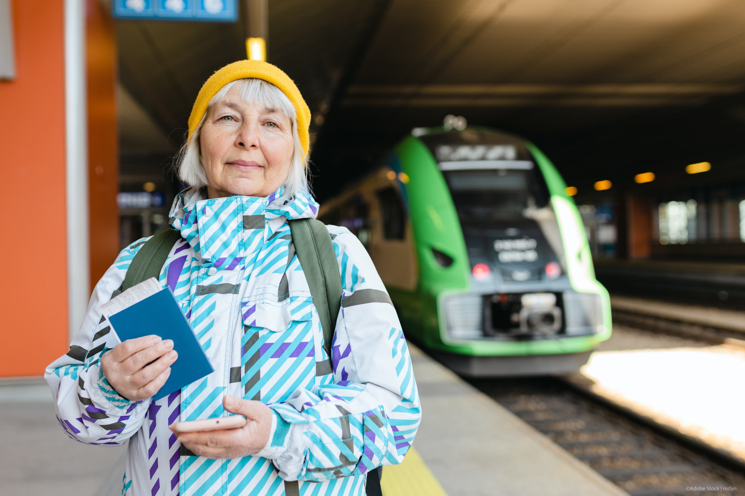 Traveller holding a passport during a journey in Europe in 2026