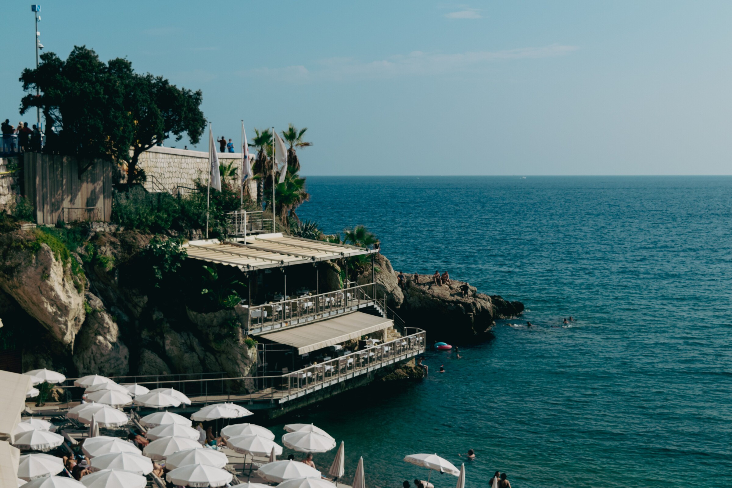 Mediterranean coast in Nice for a French Riviera journey by oui stars