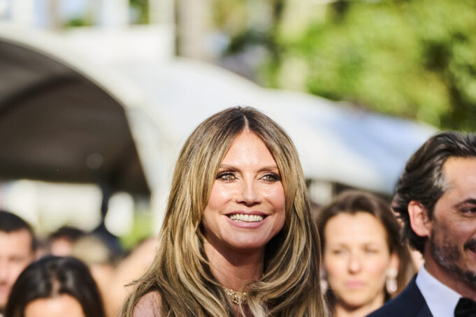 Heidi Klum on the red carpet at the 2026 Cannes Film Festival