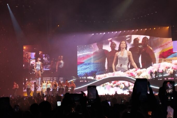 OUISTARS hero — Dua Lipa performing at Paris La Défense Arena in May 2025 Dua Lipa performing at Paris La Défense Arena in May 2025