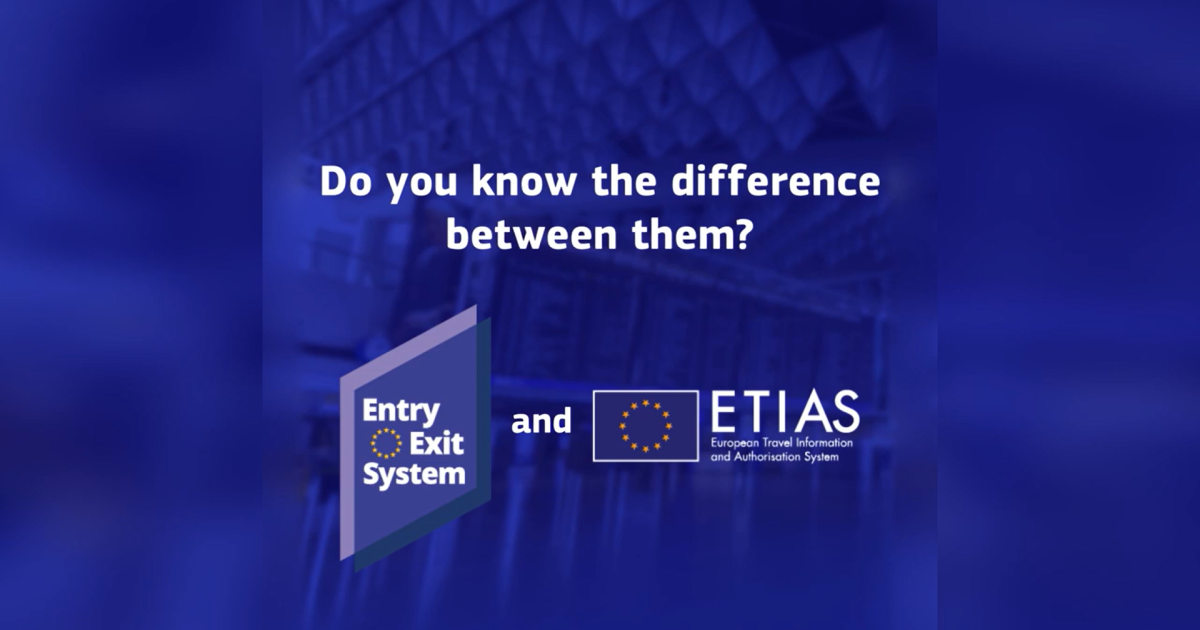 Official 2026 comparison of the EES border system and ETIAS travel authorisation