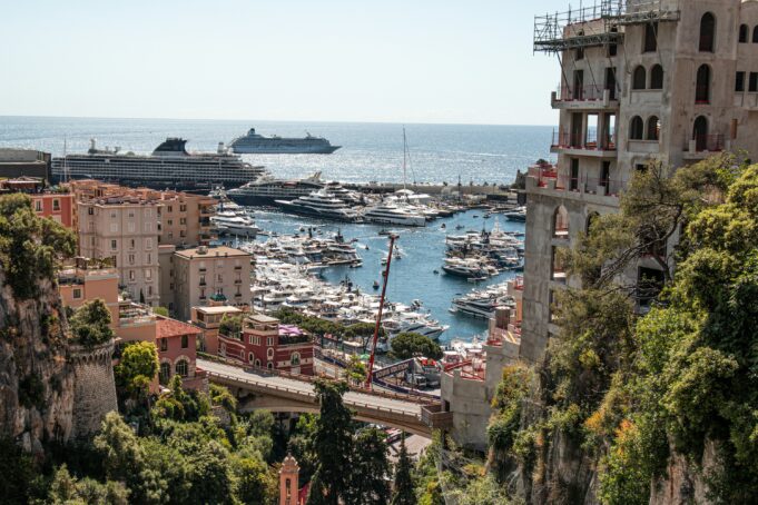 OUISTARS hero — Port Hercule in Monaco filled with super-yachts in 2025 Port Hercule in Monaco filled with super-yachts in 2025