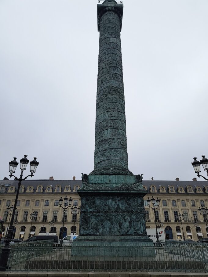Luxury district at Place Vendôme in Paris
