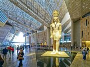 The Grand Egyptian Museum: Egypt’s Messages to Humanity Across Millennia Colossal statue of Ramesses II in the Grand Hall of the Grand Egyptian Museum