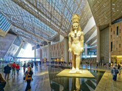 The Grand Egyptian Museum: Egypt’s Messages to Humanity Across Millennia Colossal statue of Ramesses II in the Grand Hall of the Grand Egyptian Museum