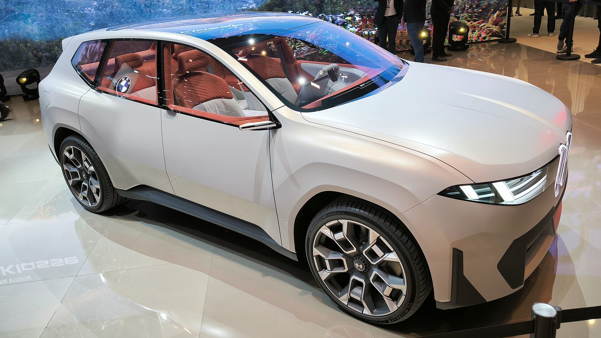 BMW Vision Neue Klasse X photographed at the 2024 Paris Motor Show