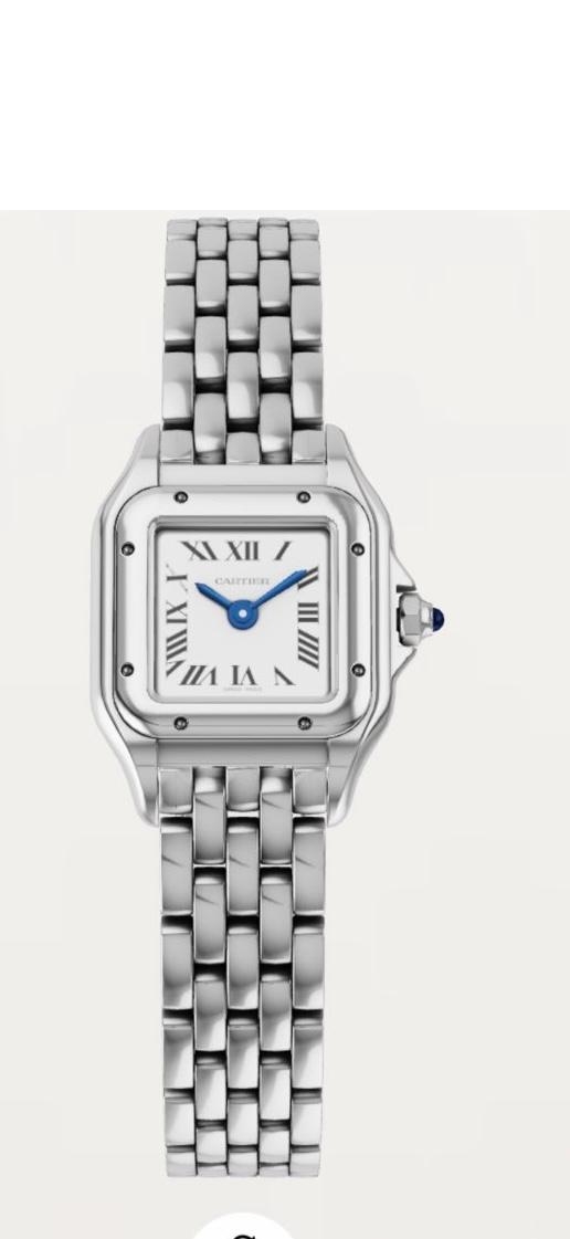 Photo de référence correspondant à la montre Panthère de Cartier en acier signalée disparue