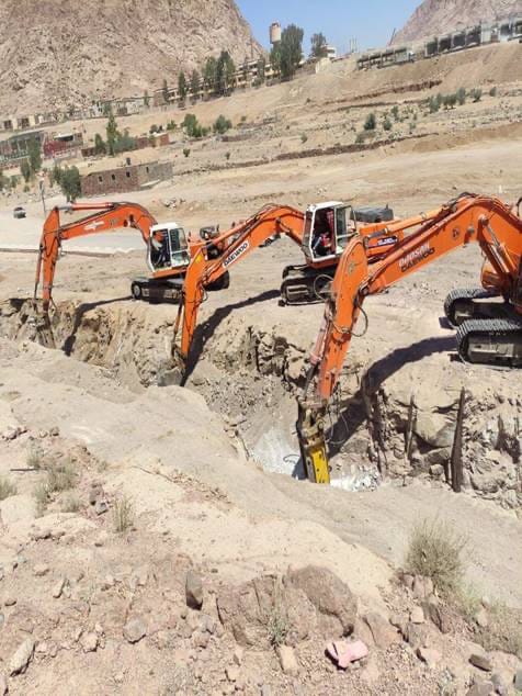 Travaux d’infrastructure du projet de la Grande Transfiguration en avril 2025