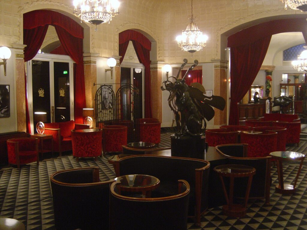 Historic interior of Hôtel Lutetia before the 2014 restoration