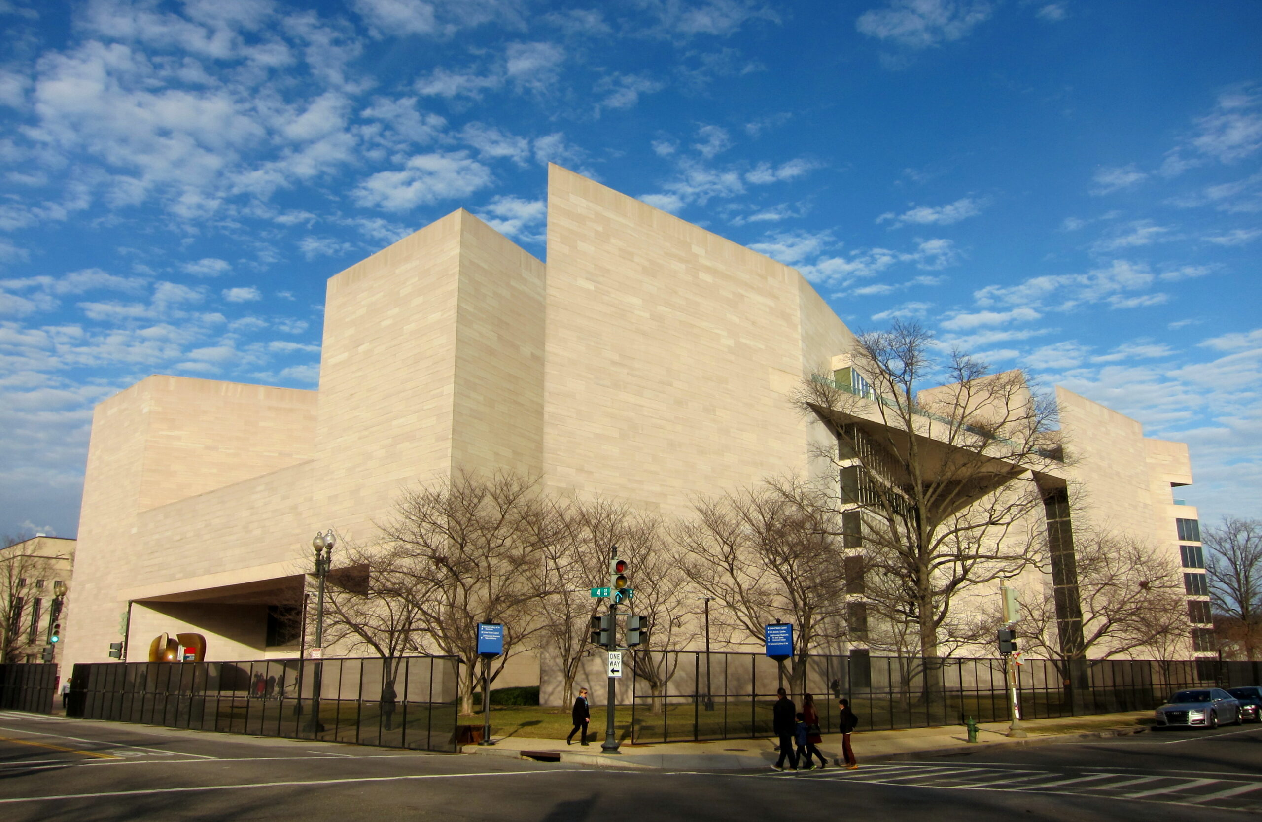 East Building of the National Gallery of Art in Washington, designed by I. M. Pei