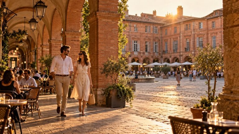 Montauban, meilleure ville où vivre en France en 2026, art de vivre place Nationale