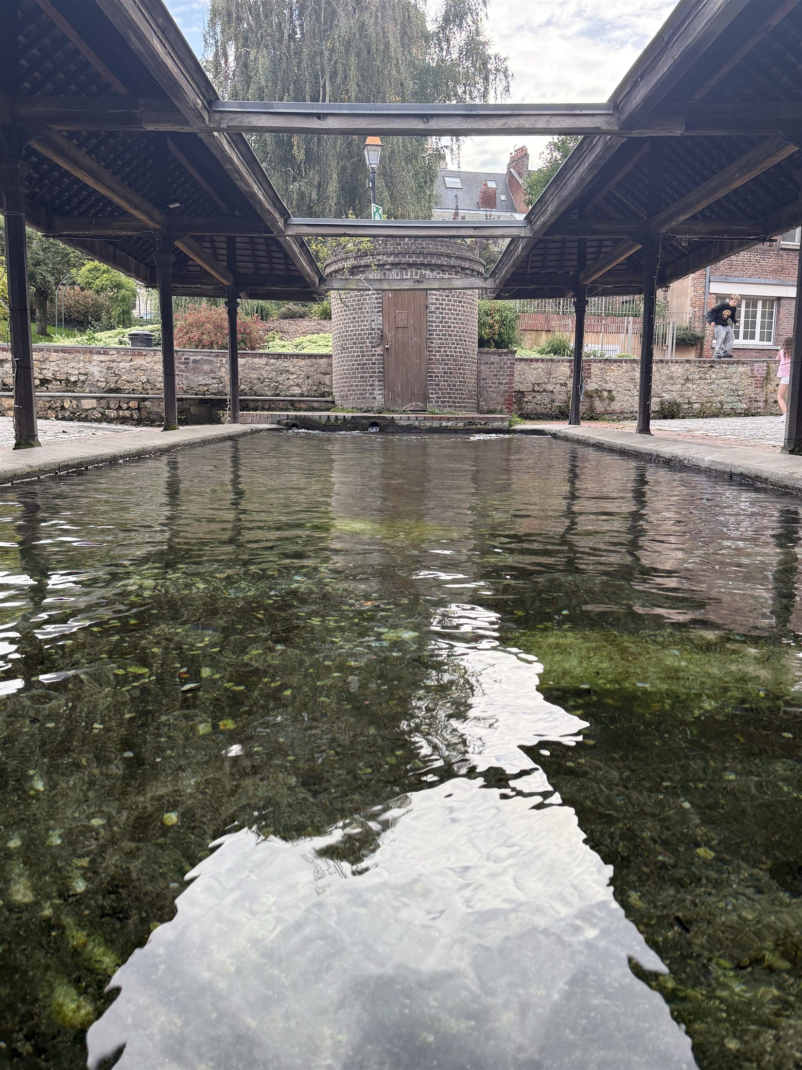 Historic Saint Leonard washhouse in Honfleur
