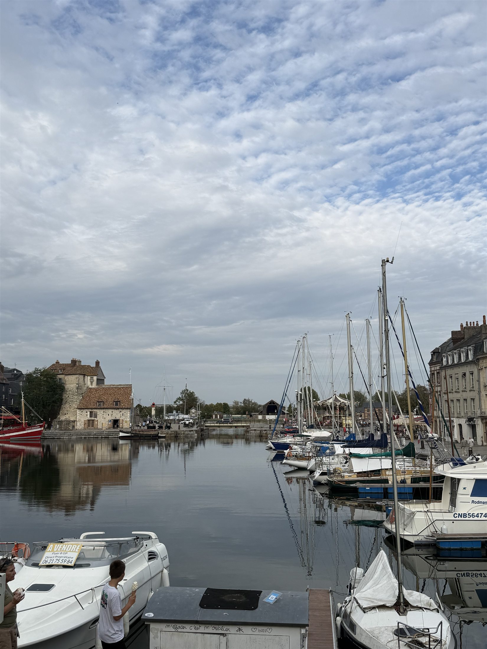 The Lieutenance at the entrance to Honfleur old harbour