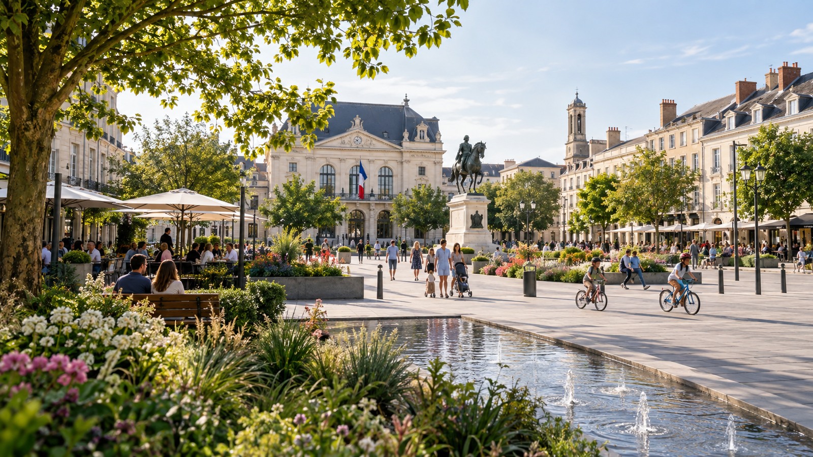 Family-friendly city life in La Roche-sur-Yon