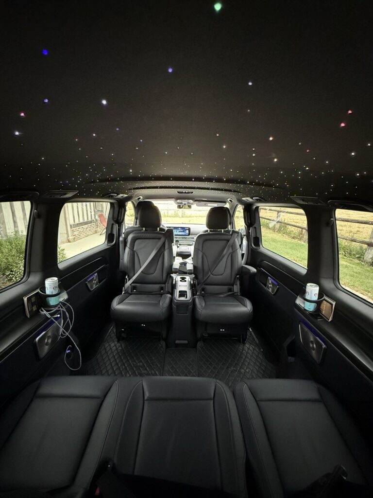 Private van interior