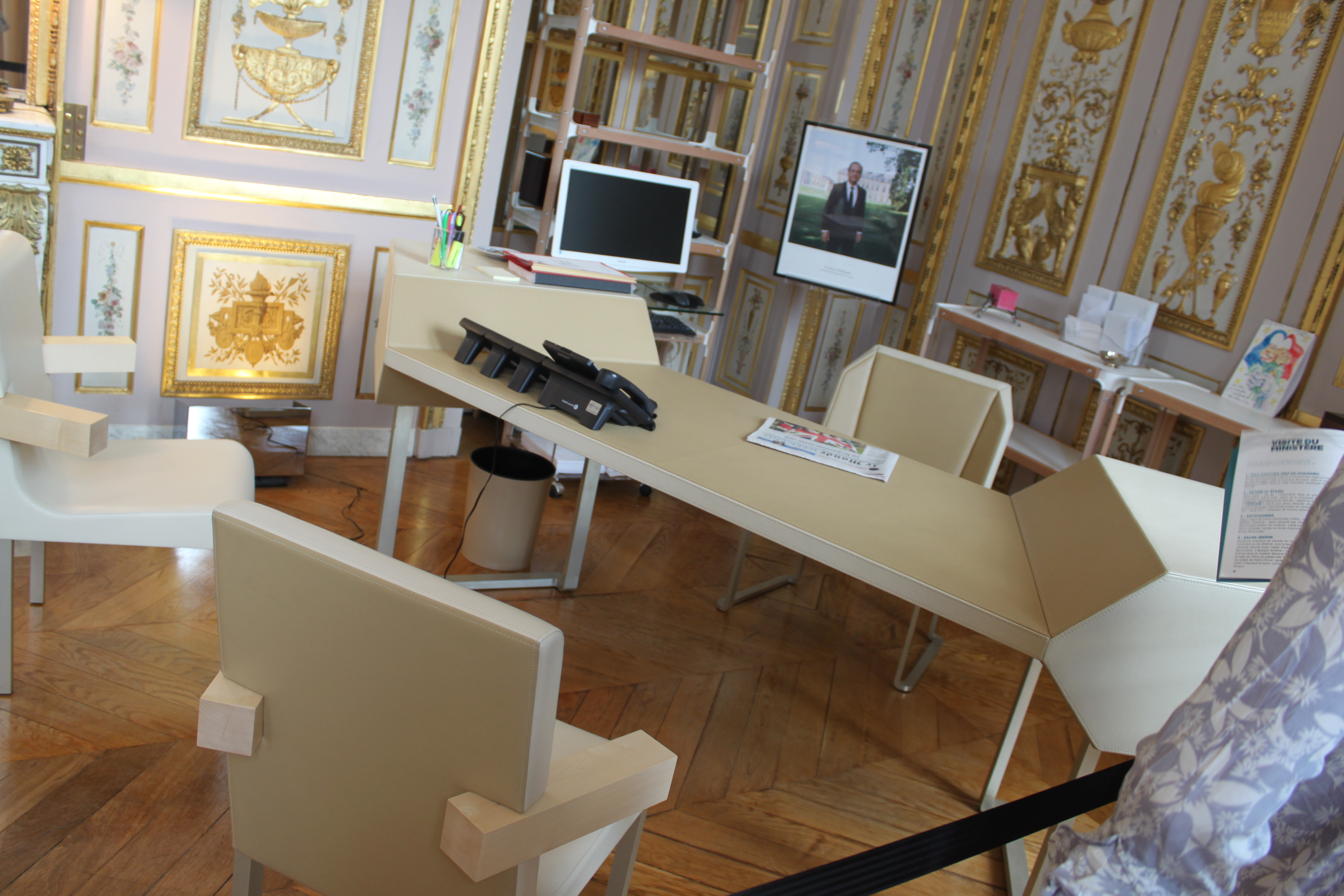 Historic minister’s office inside the Ministry of Culture at the Palais-Royal
