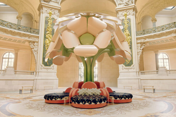 Le Grand Bouquet by Uchronia inside the Grand Palais during Paris Design Week 2026