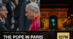 Pope Leo XIV in Paris: Who Paid the €27m Bill—and Did the City Profit? Pope Leo XIV and the Arc de Triomphe at night — Paris visit economic impact