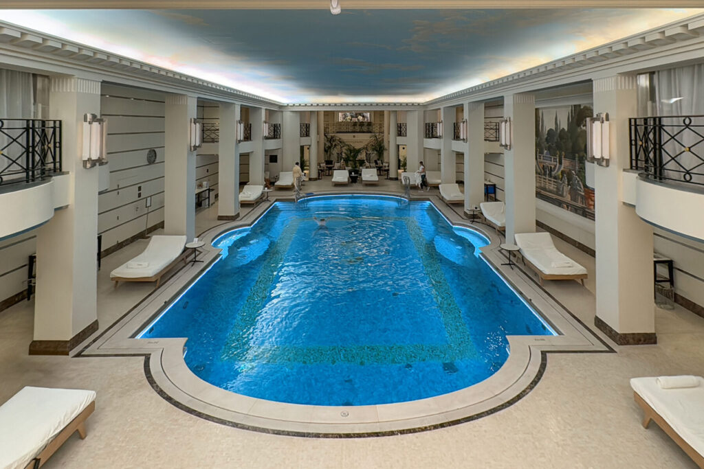 Indoor swimming pool at Ritz Club and Spa