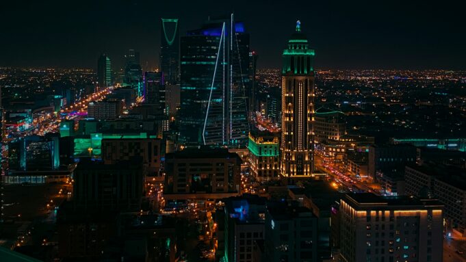 Riyadh skyline at dusk illustrating Saudi Arabia Vision 2030 investment