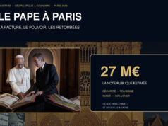 Léon XIV à Paris : qui paie les 27 M€ et que gagne vraiment la ville ? Le pape Léon XIV et Notre-Dame de Paris de nuit — coût et retombées de la visite