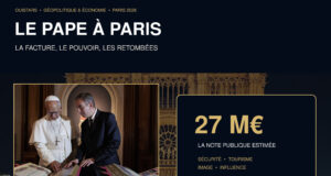 Léon XIV à Paris : qui paie les 27 M€ et que gagne vraiment la ville ? Le pape Léon XIV et Notre-Dame de Paris de nuit — coût et retombées de la visite