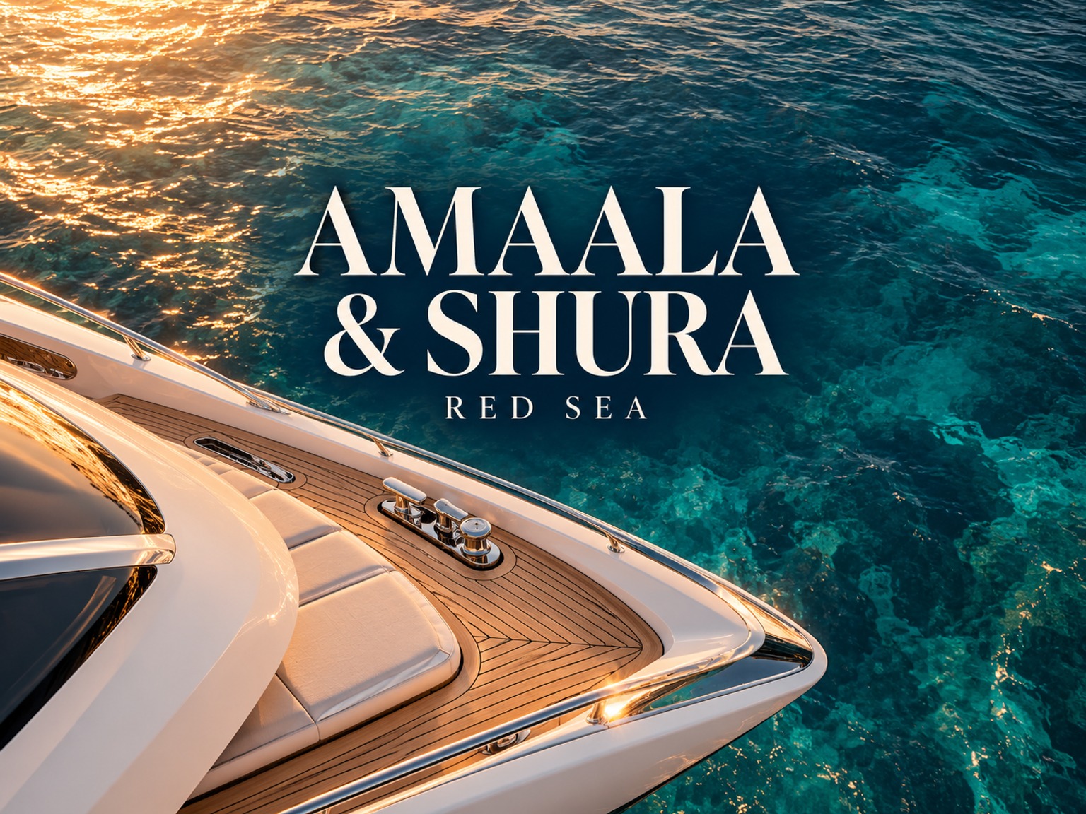 AMAALA et Shura — couverture éditoriale originale sur la plaisance de luxe en mer Rouge