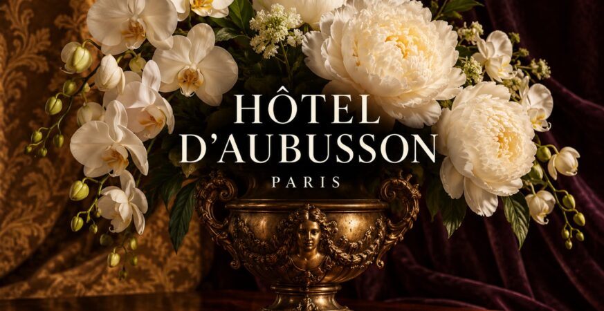 Hôtel d’Aubusson Paris — original luxury floral editorial cover