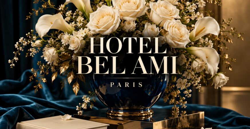 Hotel Bel Ami Paris — original luxury floral editorial cover