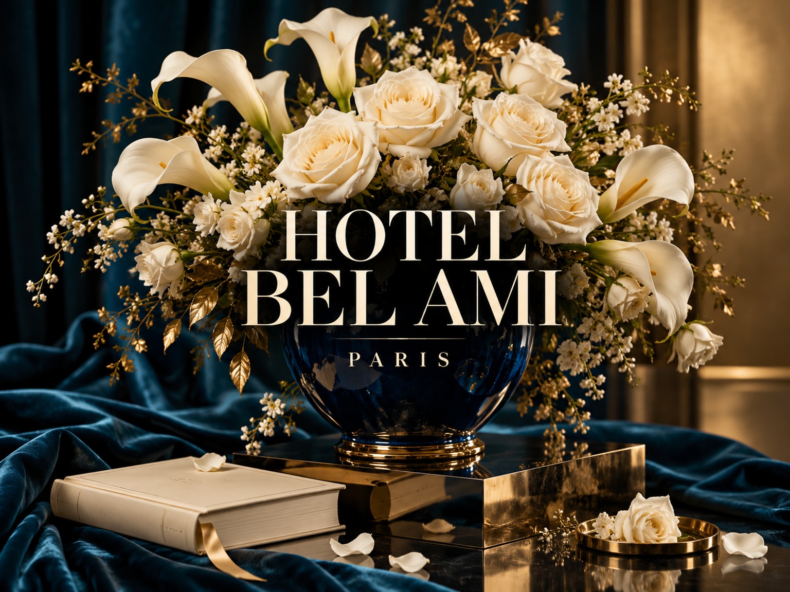 Hotel Bel Ami Paris — original luxury floral editorial cover