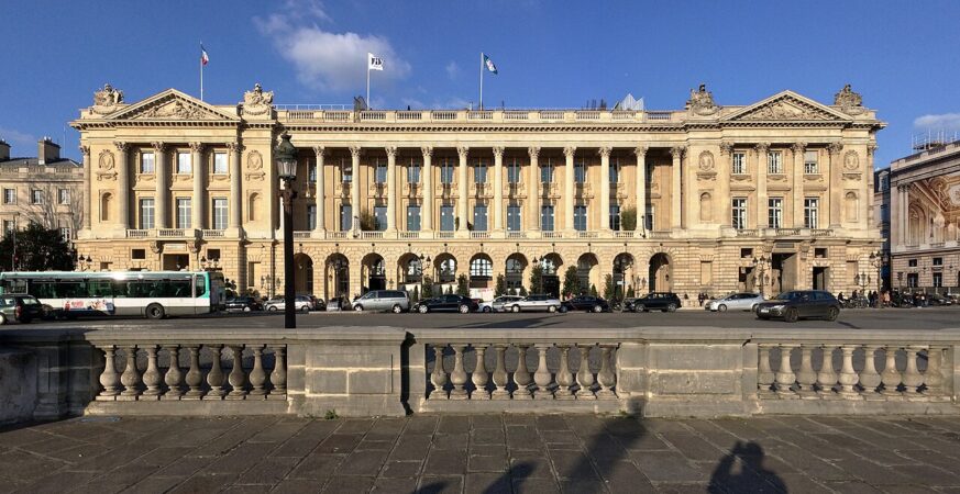Hôtel de Crillon, A Rosewood Hotel exterior at 10 place de la Concorde, 75008 Paris