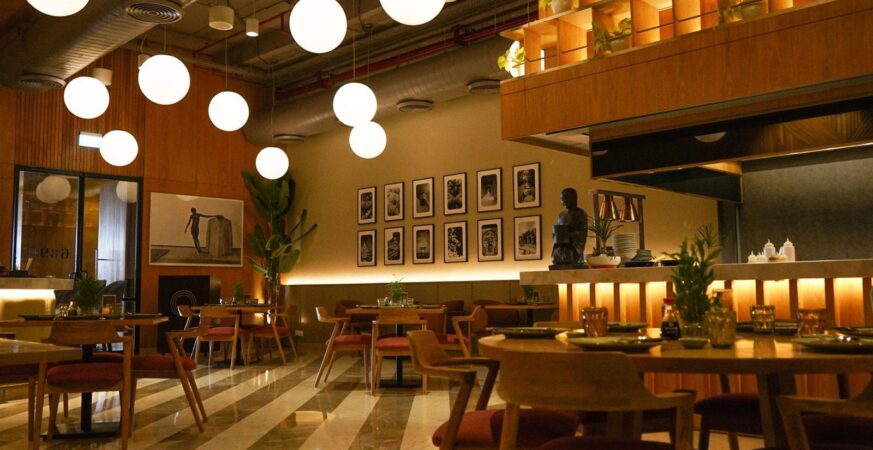 Ambiance de restaurant — photographie d’illustration.