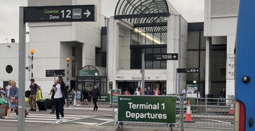Exterior of Terminal 1 at Dublin Airport in Ireland