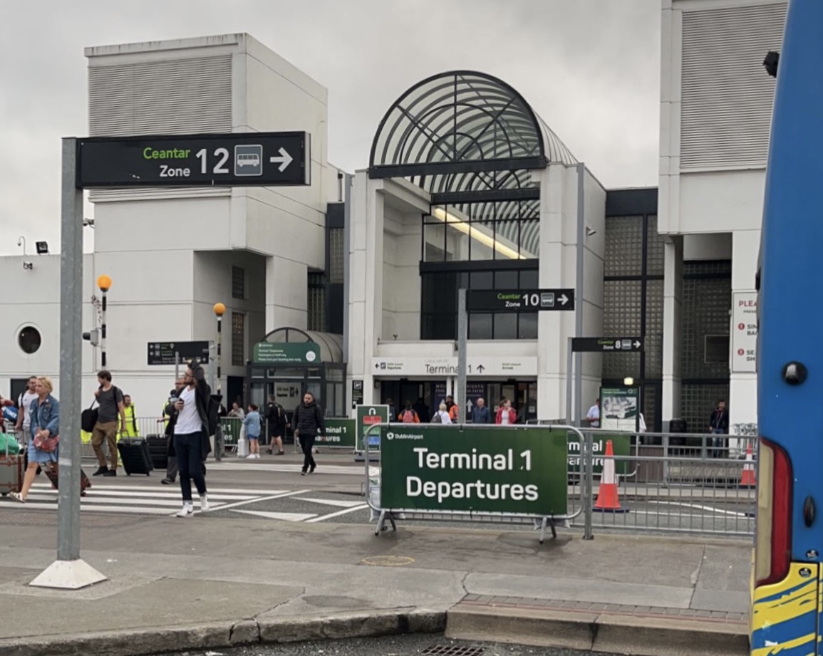 Exterior of Terminal 1 at Dublin Airport in Ireland