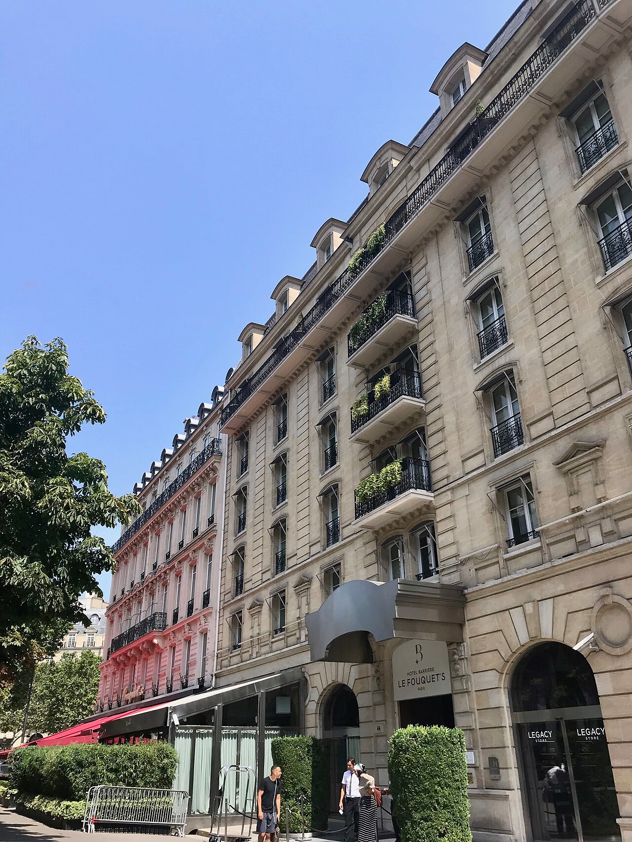 واجهة Hôtel Fouquet’s Paris — 46 avenue George V, 75008 Paris