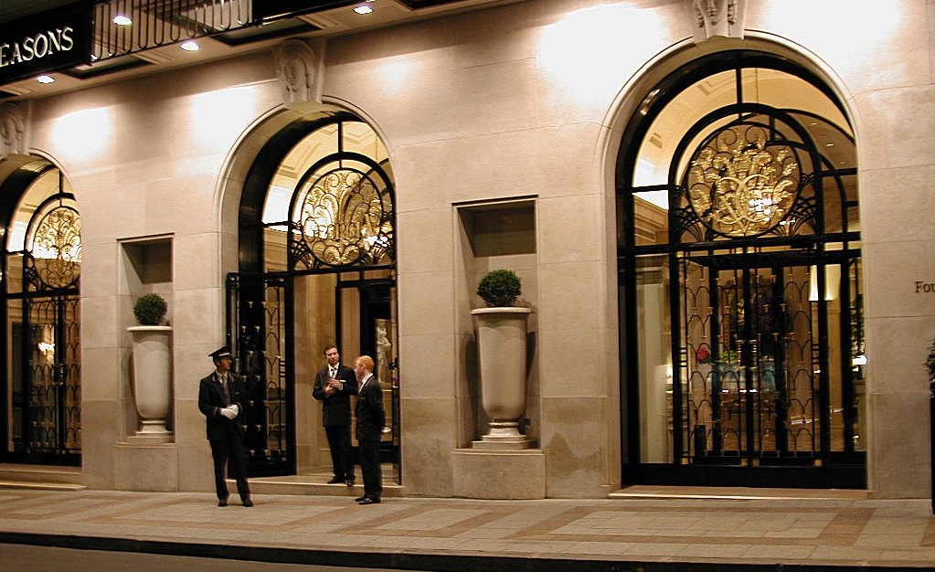 Four Seasons Hotel George V exterior in Paris