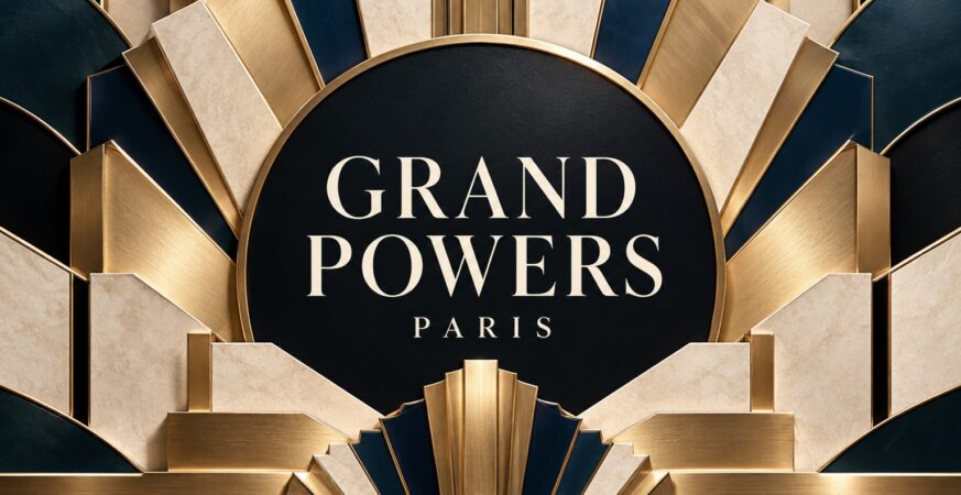 Grand Powers Paris Paris — couverture éditoriale Art déco originale