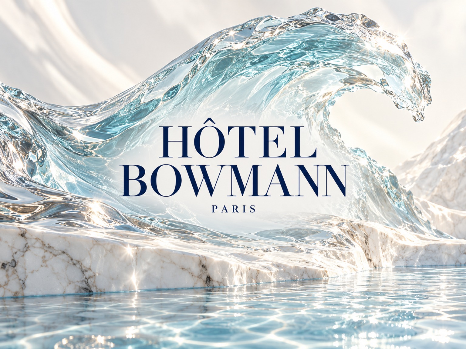 Hôtel Bowmann باريس — غلاف سفر تحريري أصلي فاخر